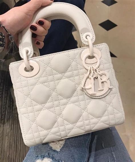 sac christian dior blanc|lady Dior bag price 2022.